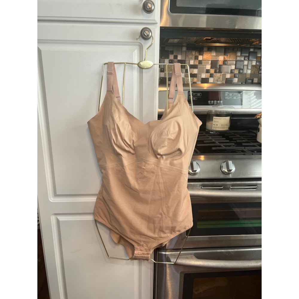 Honeylove Petite Tank Bodysuit Sand 1X